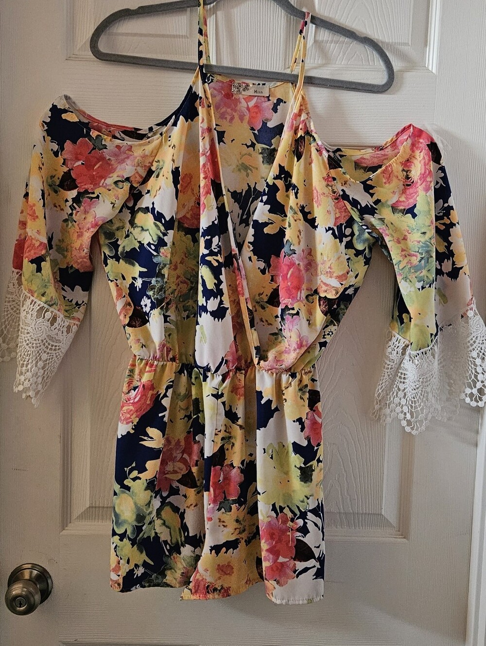 Miin Bohemian Floral Romper